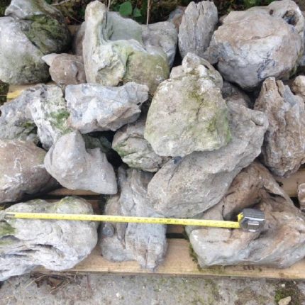 300mm to 340mm weathered limestone stones for bags and pallets